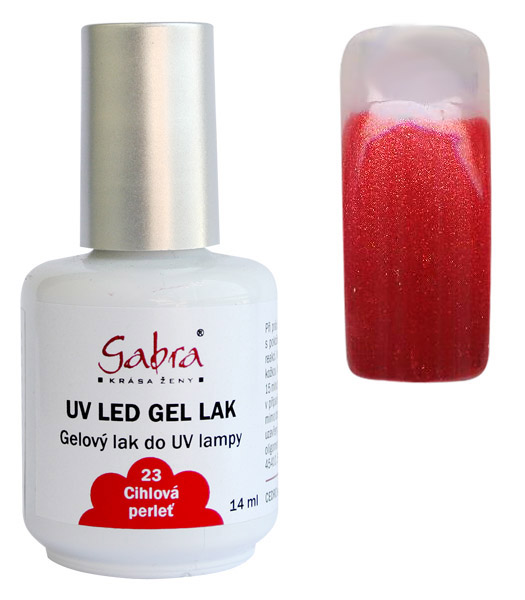 UV gel lak GABRA 23 cihlová perleť 14 ml | NEHTOVÁ MODELÁŽ - Gel laky UV gel lak GABRA 23 cihlová perleť 14 ml | NEHTOVÁ MODELÁŽ - Gel laky